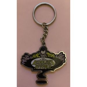 Vintage Riddlers Revenge Keychain Six Flags Magic Mountain 1998 DC Comics Batman
